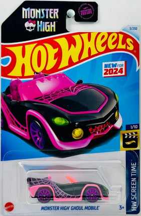 Hot Wheels Monster High Ghoul Mobile (Black), 1:64