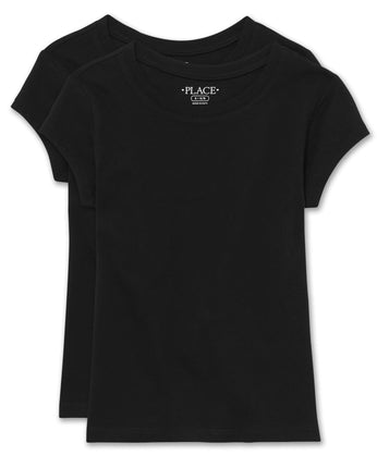 The Children's Place Girls' Short Sleeve Basic Lay