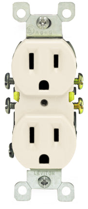 Leviton 5320-TMP 15 Amp, 125 Volt, Duplex Receptac