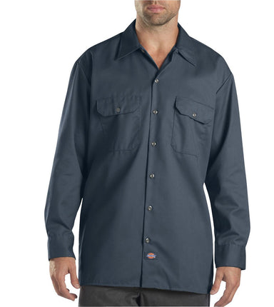 Dickies Men's Big and Tall Long Sleeve Work Shirt,