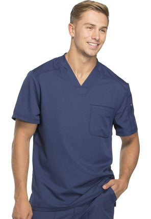 Dickies Dynamix Men Scrubs Top Tuckable V-Neck DK6