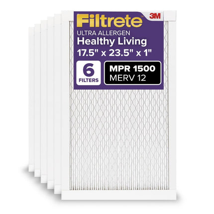 Filtrete 17.5x23.5x1 Air Filter MPR 1500 MERV 12,