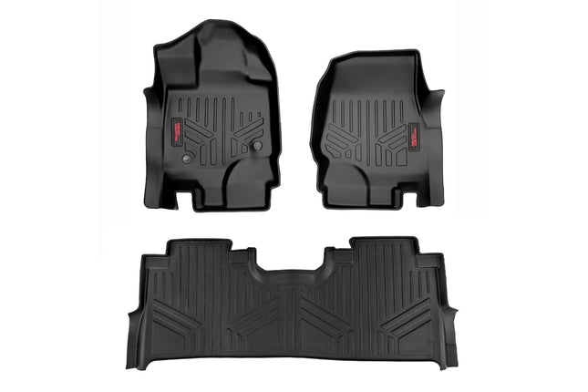 Rough Country Floor Mats for 2015-2023 Ford F-150