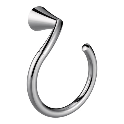 Moen YB2386CH Glyde Towel Ring, Chrome