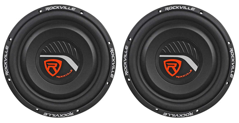 2 Rockville W12T4S2 12" Shallow Mount 1400w Car Su