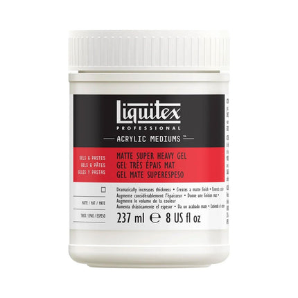 Liquitex Matte Super Heavy Gel Medium, 8-Ounce