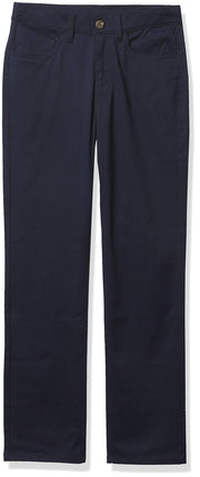Nautica Boys Flat Front Stretch Twill Chino Khaki