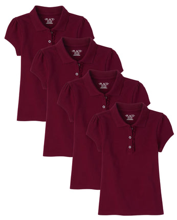 The Children's Place Girls' Short Sleeve Ruffle Pi