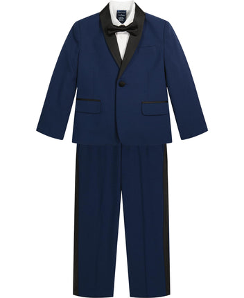 Nautica Boys' 4-Piece Tuxedo Set with Dress Shirt,