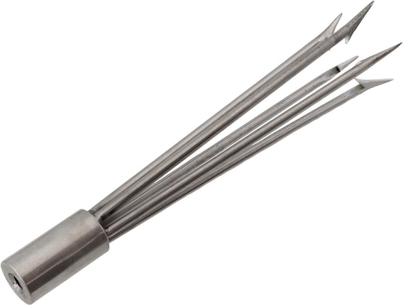 Cressi Paralyzer Tip for Pole Spear, 5 Barbed pron