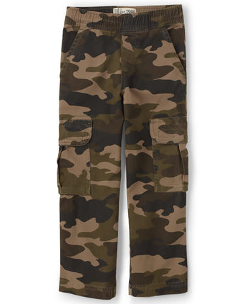 The Children's Place Boys' Pull on Cargo Pants, Fl