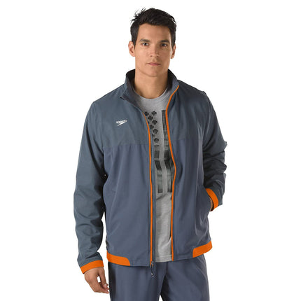 Speedo Men's Jacket Full Zip Tech Team Warm Up