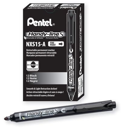 Permanent Retractable Marker Slim Type, 4.5mm Bull