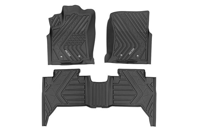 Rough Country Flex-Fit Floor Mats for 2016-2023 To