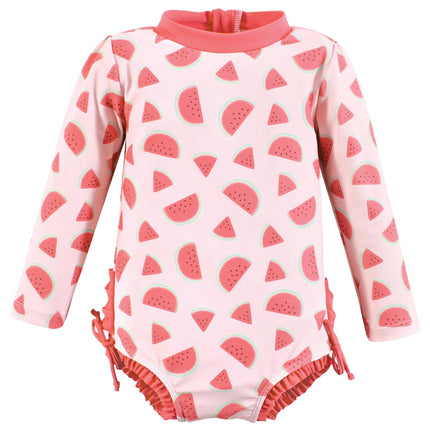 Hudson Baby Girls Baby and Toddler Swimsuit, Mint