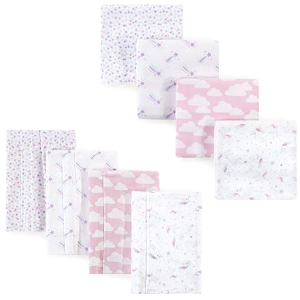 Hudson Baby Unisex Baby Cotton Flannel Burp Cloths