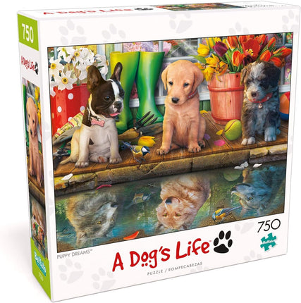 Buffalo Games - Puppy Dreams - 750 Piece Jigsaw Pu