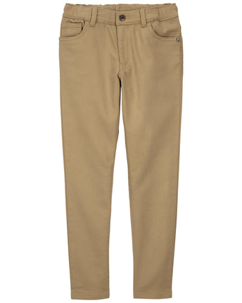 OshKosh B'Gosh Boys' Slim Stretch Chino Pants, Kha