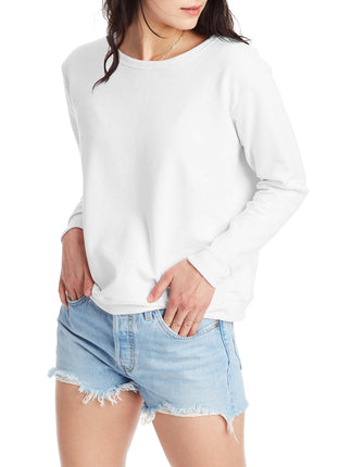 Hanes Womens EcoSmart Crewneck Fleece Sweatshirt,