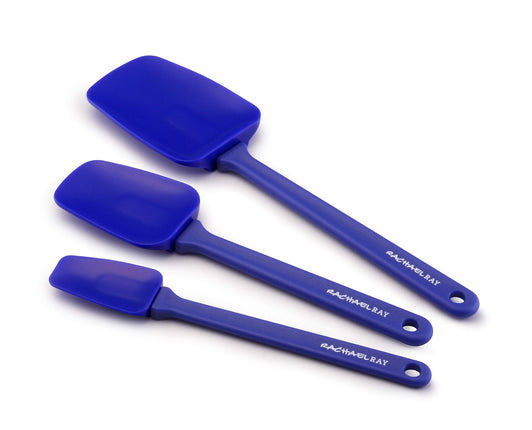 Rachael Ray Tools 3-Piece Spoonula Set, Blue