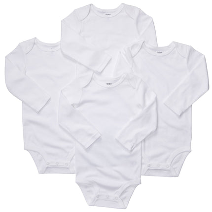 Carter's Baby Boys' 4-Pack Long Sleeve Bodysuits 6