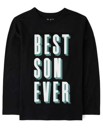 The Children's Place Boys Best Son Ever Graphic Lo