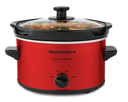 Elite Gourmet MST-275XR# Electric Oval Slow Cooker