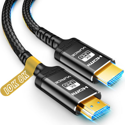 10K 8K HDMI 2.1 Cable - 5FT/1.5M Ultra HD Cable Hi