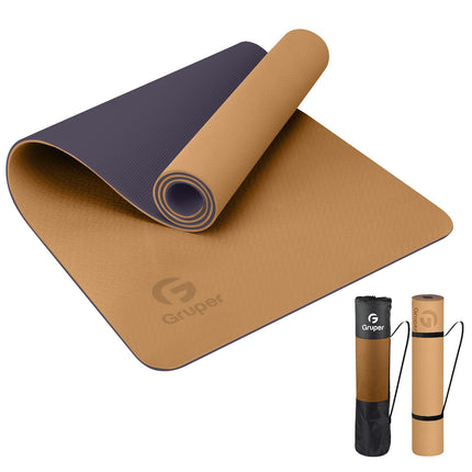 Gruper TPE Yoga Mat,Pro Yoga Mat Eco Friendly Non