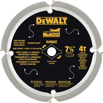 DEWALT DWA3193PCD Fiber Cement/Laminate Saw Blade,