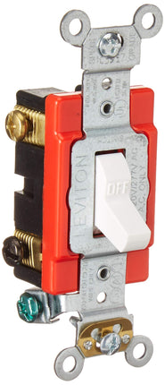 Leviton Toggle Double-Pole AC Quiet Switch, Extra