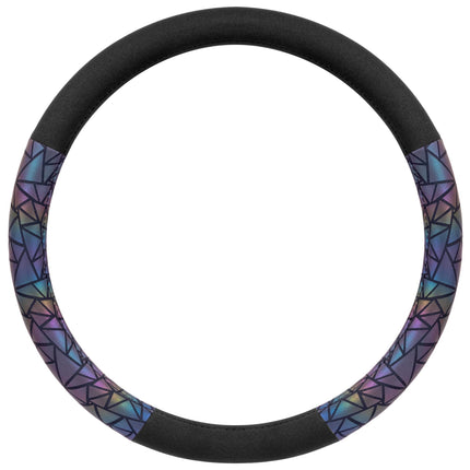BDK Geometric Prism Sparkle Glitter Steering Wheel