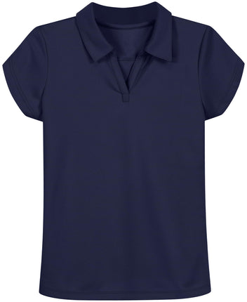 Nautica Big Girls Short Sleeve Performance Polo, S