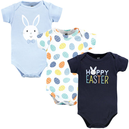Hudson Baby Baby Cotton Bodysuits, Hoppy Easter, 0