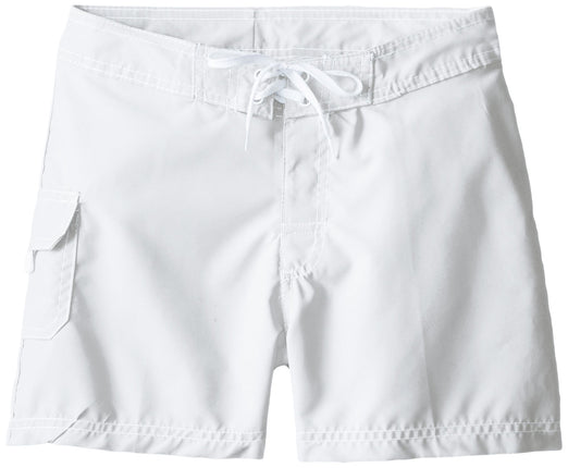 Kanu Surf Big Girls' Sassy Boardshort, White, Medi