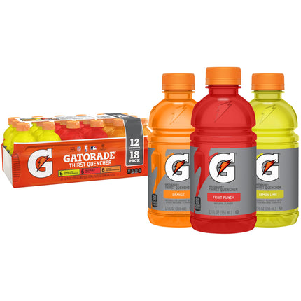 Gatorade Variety Pack Fruit Punch Lemon-Lime Orang