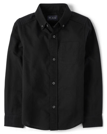 The Children's Place Boys' Long Sleeve Oxford Shir
