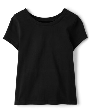 The Children's Place Girls' Basic Short Sleeve Lay