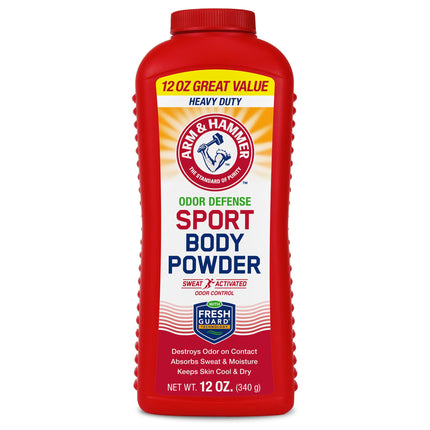 Arm & Hammer Sport Body Powder, Powder for Men and