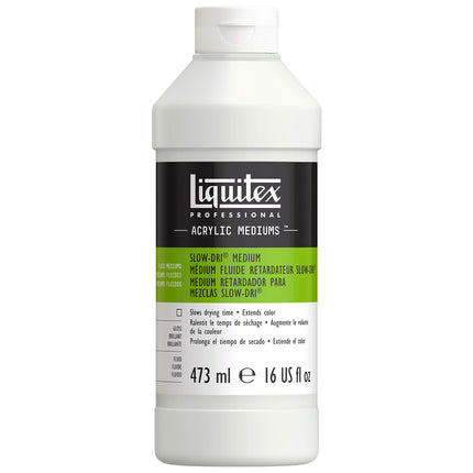 Liquitex Slow-Dri Blending Fluid Medium, 16-Ounce