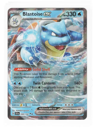 Pokemon - Blastoise ex 030/142 - Stellar Crown Dou