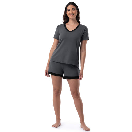 Fruit of the Loom Women's Sleeve Tee and Short 2 P