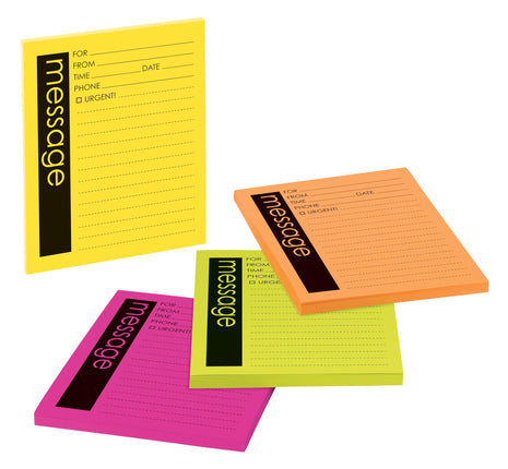 Post-it Super Sticky Notes, Telephone Message, 4x5