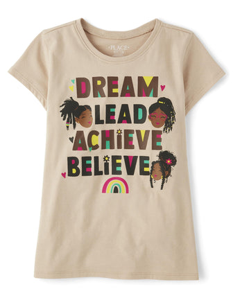 The Children's Place Girls' Short Sleeve Graphic T