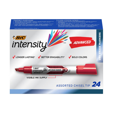 Marker,Dry Erase,24PK,AST