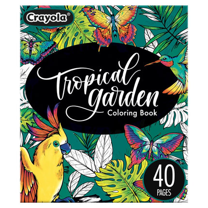 Crayola Tropical Garden Coloring Book, Adult Color