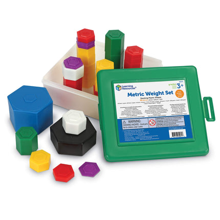 Learning Resources Metric Weight Set, Set of 58 We