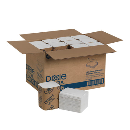 GEORGIA-PACIFIC Dixie Ultra Interfold Napkins Whit