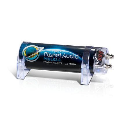 Planet Audio PCBLK2.0 – 2 Farad Car Capacitor For