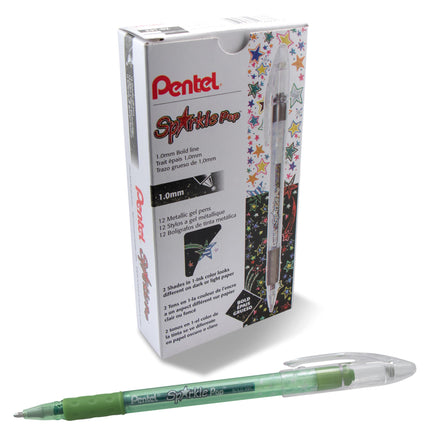 Pentel Sparkle Pop Metallic Gel Pen, (1.0mm) Bold